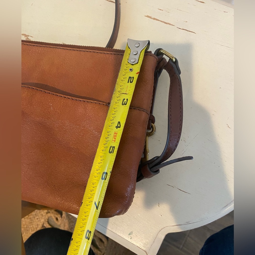 Brown Leather Crossbody Bag by Fossil - Picture 10 of 10